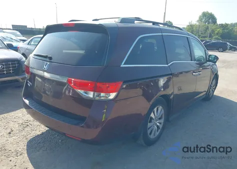 2014 Honda Odyssey Ex-L z USA, uszkodzony, nr VIN 5FNRL5H64EB026887